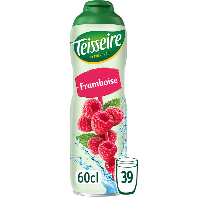 Teisseire sirop de framboise 60cl Teisseire sirop de framboise 60cl