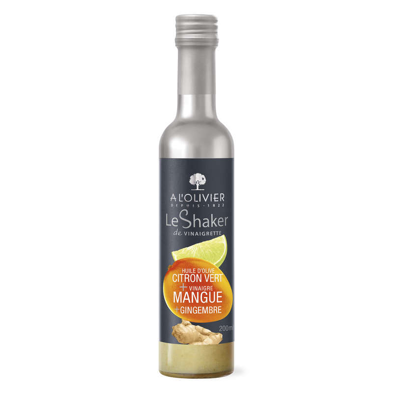 A L'Olivier Huile D'Olive Citron Vert & Vinaigrette Mangue, Gingembre 200ml A L'Olivier Huile D'Olive Citron Vert & Vinaigrette Mangue, Gingembre 200ml