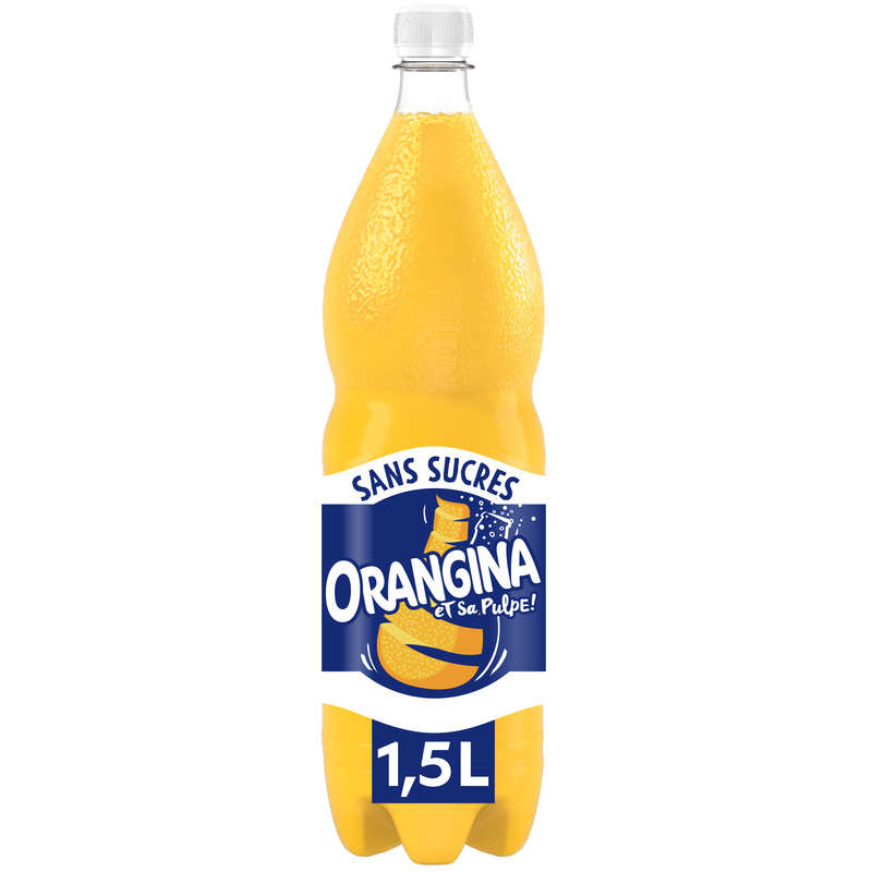 Orangina Soda À L'Orange Sans Sucres 1,5L Orangina Soda À L'Orange Sans Sucres 1,5L