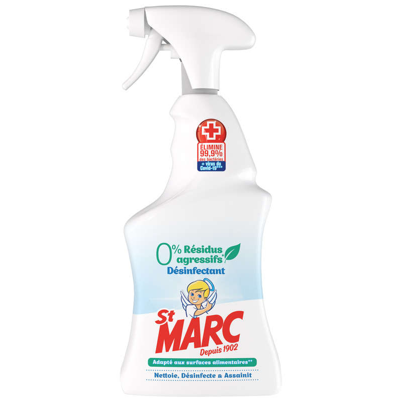 St Marc Spray nettoyant désinfectant 500ml St Marc Spray nettoyant désinfectant 500ml