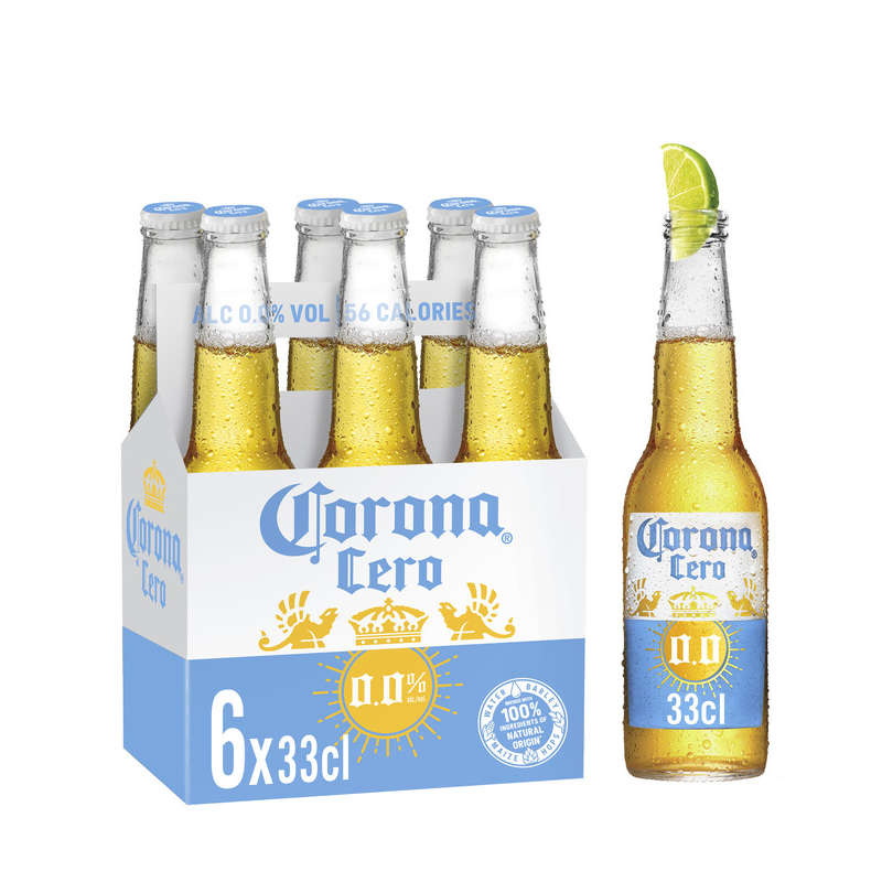 Corona Cero Bière 6x33cl Corona Cero Bière 6x33cl