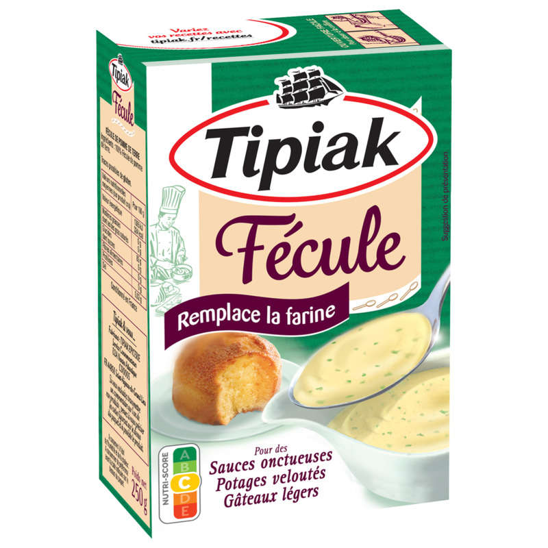 Tipiak Fécule de pomme de terre 250g Tipiak Fécule de pomme de terre 250g
