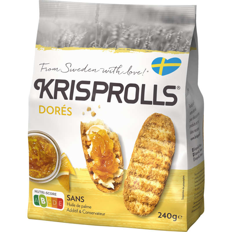 Krisprolls Petits Pains Dorés 240g Krisprolls Petits Pains Dorés 240g