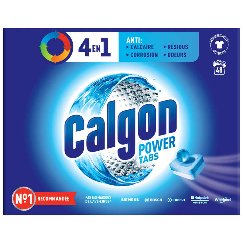 Calgon Anti-Calcaire Pour Lave-Linge X48 Calgon Anti-Calcaire Pour Lave-Linge X48