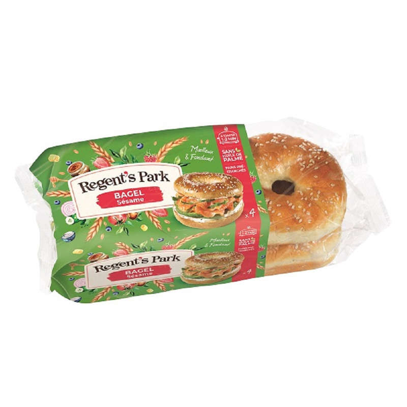 Regent's Park Bagels sésame 250g Regent's Park bagels sésame 250g