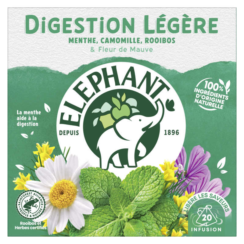 Eléphant Infusion Digestion Légère x20 32g Eléphant Infusion Digestion Légère x20 32g