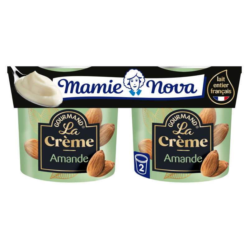 Mamie Nova Crème Amande 2x150g Mamie Nova Crème Amande 2x150g
