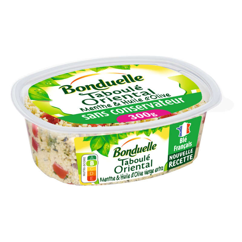 Bonduelle Taboulé à la menthe douce 300g Bonduelle taboulé à la menthe douce 300g