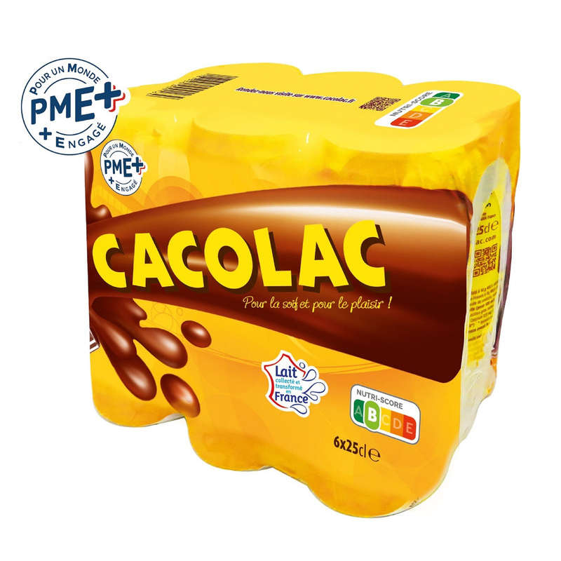 Cacolac Lait Aromatisé Au Cacao 6x25cl Cacolac Lait Aromatisé Au Cacao 6x25cl
