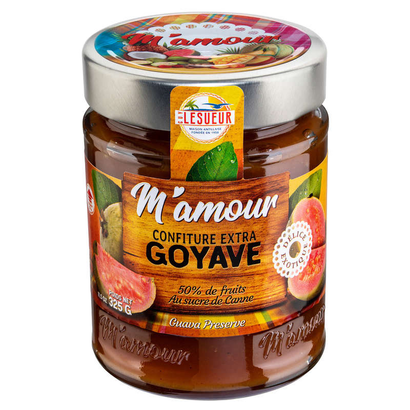M'Amour Confiture Extra Délices Des Antilles Goyave 325g M'Amour Confiture Extra Délices Des Antilles Goyave 325g