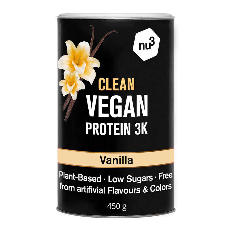 Nu3 Vegan protein 3k vanille 500g Nu3 vegan protein 3k vanille 500g