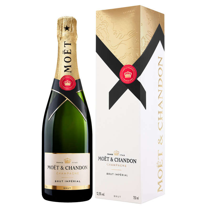 Moët & Chandon brut impérial champagne 12° etui 75cl Moët & Chandon brut impérial champagne 12° etui 75cl