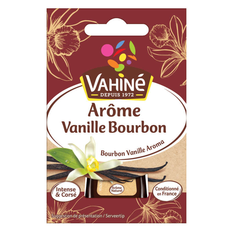 Vahiné Arôme Vanille Bourbon liquide 20ml Vanille arôme naturel liquide 20ml