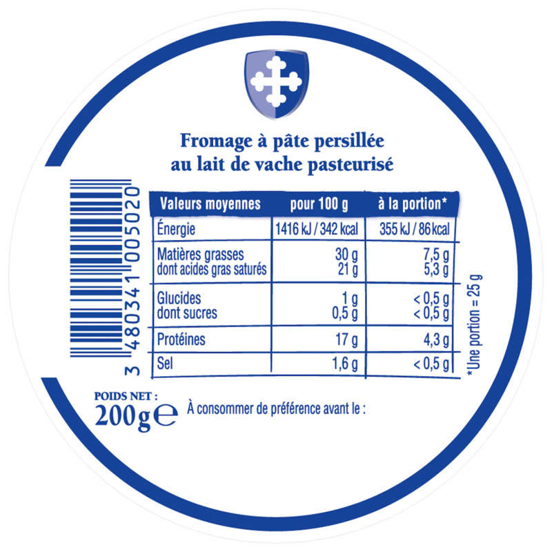 Bresse Bleu Le Véritable 200g
