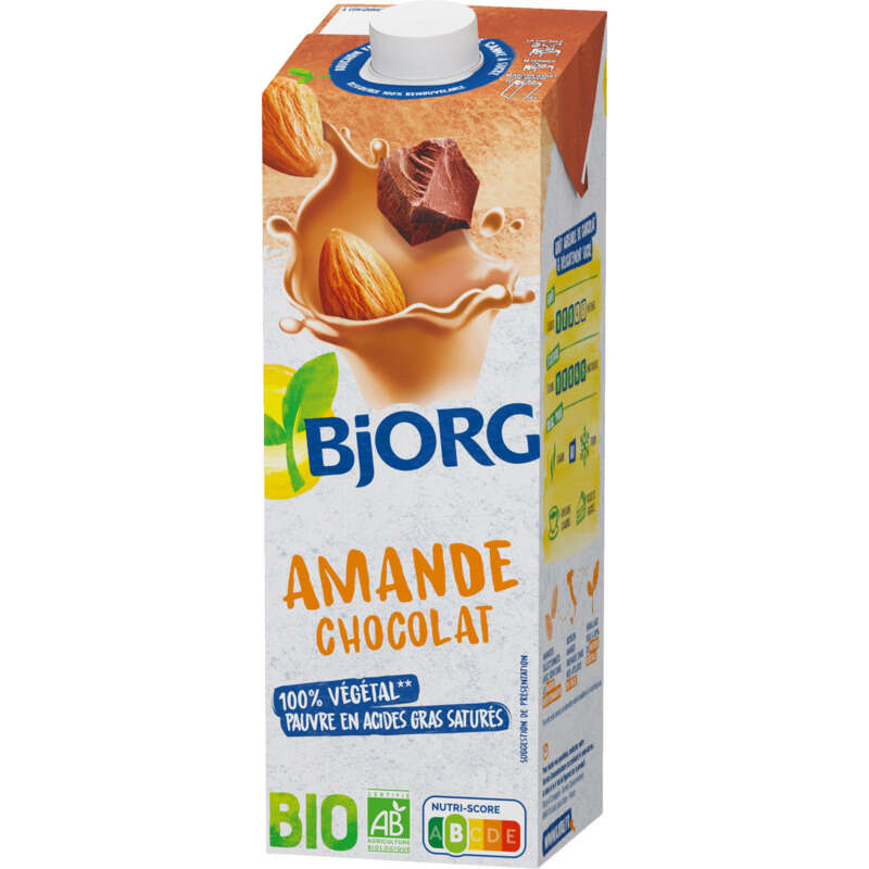 Bjorg Lait D'Amande Chocolat Bio 1L Bjorg Lait D'Amande Chocolat Bio 1L