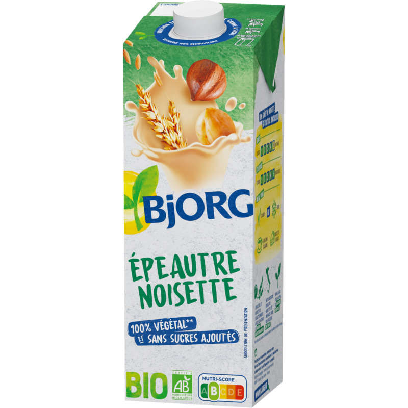 Bjorg Boisson Végétale Épeautre Noisette Bio 1L Bjorg Boisson Végétale Épeautre Noisette Bio 1L