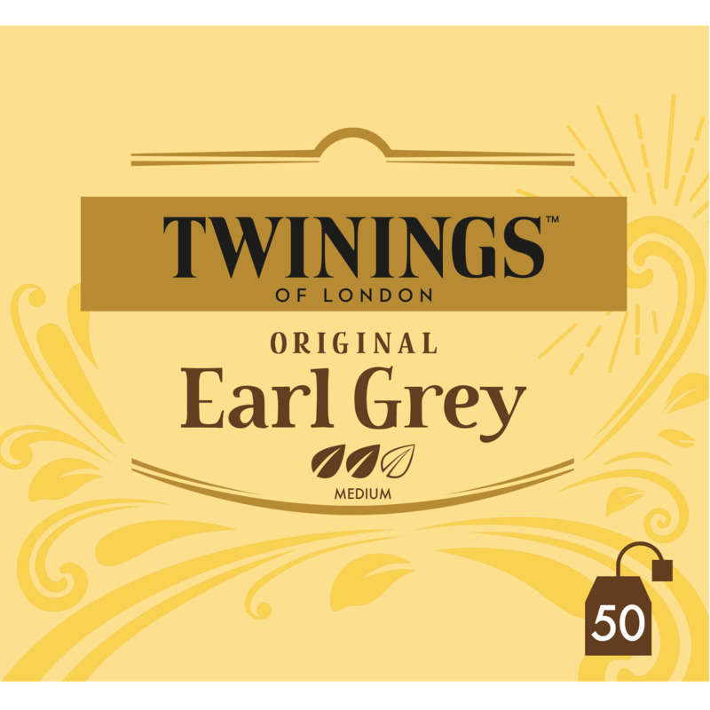 Twinnings Thé Original Earl Grey 50 Sachets 100g Twinnings Thé Original Earl Grey 50 Sachets 100g