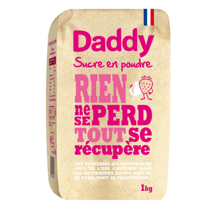 Daddy Sachet De Sucre En Poudre 1kg Daddy Sachet De Sucre En Poudre 1kg