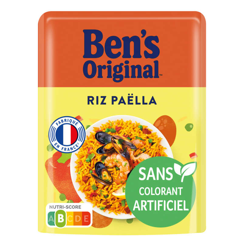 Ben's Original Riz paëlla micro-ondable 220g Ben'S Original riz paëlla micro-ondable 220g