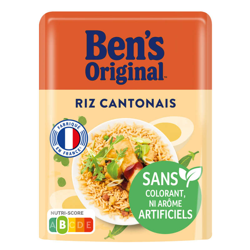 Ben's Original Riz cantonais micro-ondable 220g Ben'S Original riz cantonais micro-ondable 220g