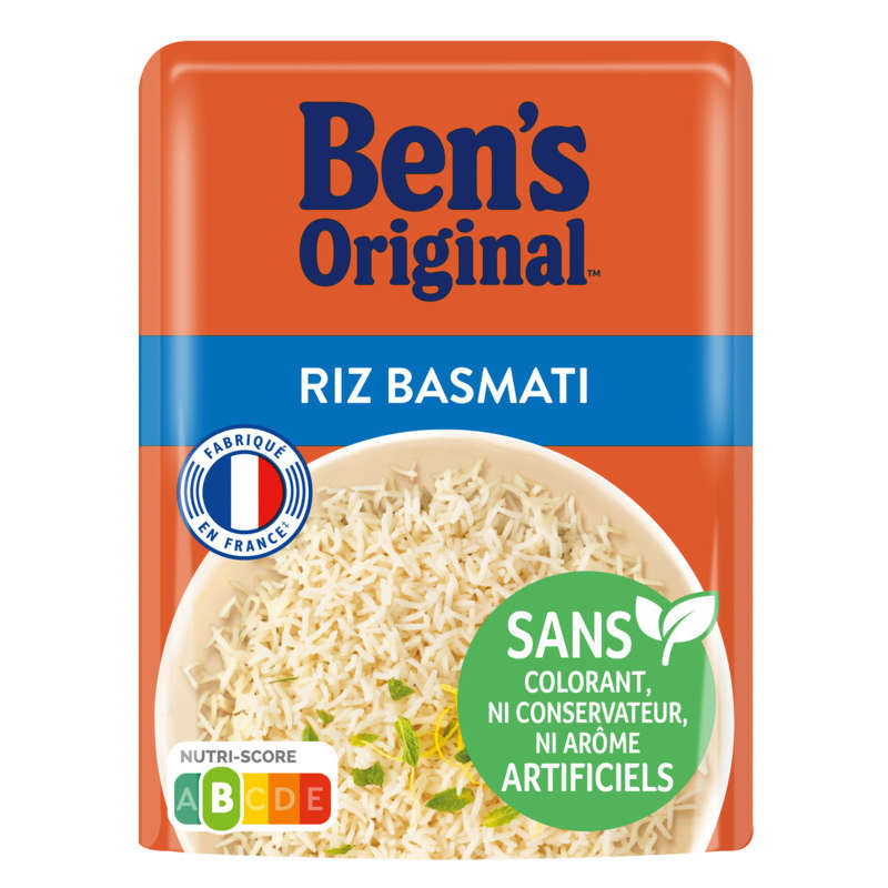 Ben'S Original Riz basmati micro-ondable 220g Ben'S Original riz basmati micro-ondable 220g