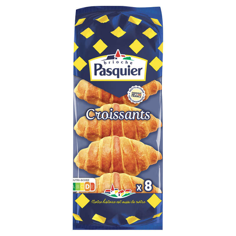 Brioche Pasquier - Croissants - x8 320g Brioche Pasquier - Croissants - x8 320g
