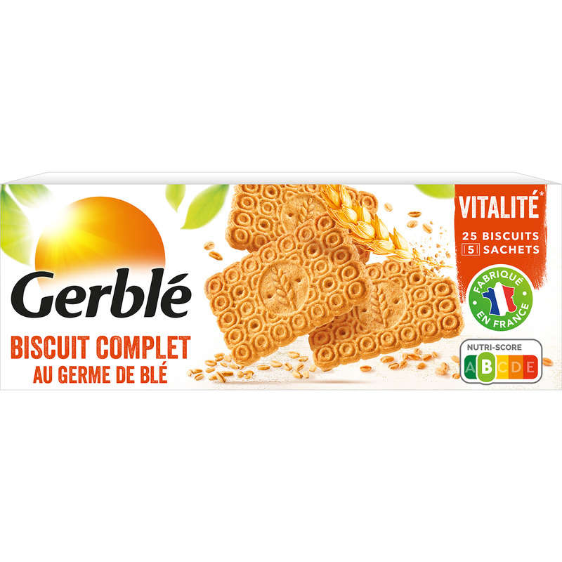 Gerblé Biscuit complet au germe de blé 210g Gerblé Biscuit complet au germe de blé 210g
