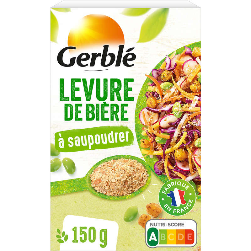 Gerblé Levure de Bière à saupoudrer 150g Gerblé Levure Diététique En Paillettes 150G