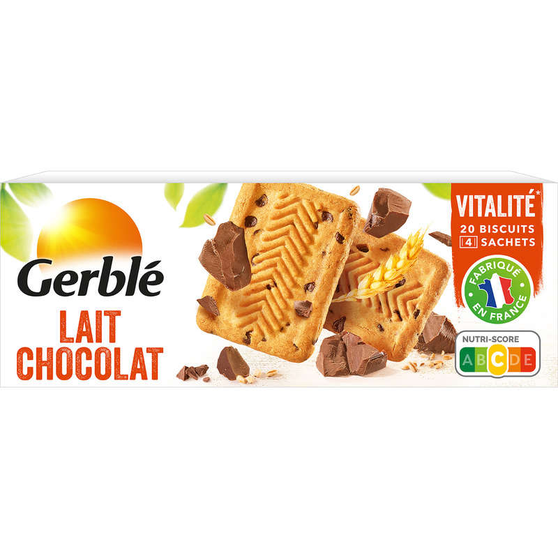 Gerblé Biscuit lait chocolat 230g Gerblé Biscuit lait chocolat 230g