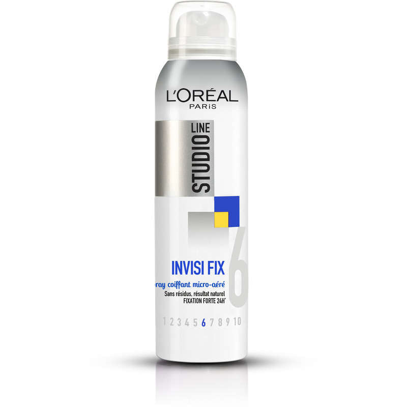 L'Oréal Paris Studio Line Spray Coiffant Invisi Fix Fixation forte 150ml L'Oréal Paris Studio Line Spray Coiffant Invisi Fix Fixation forte 150ml