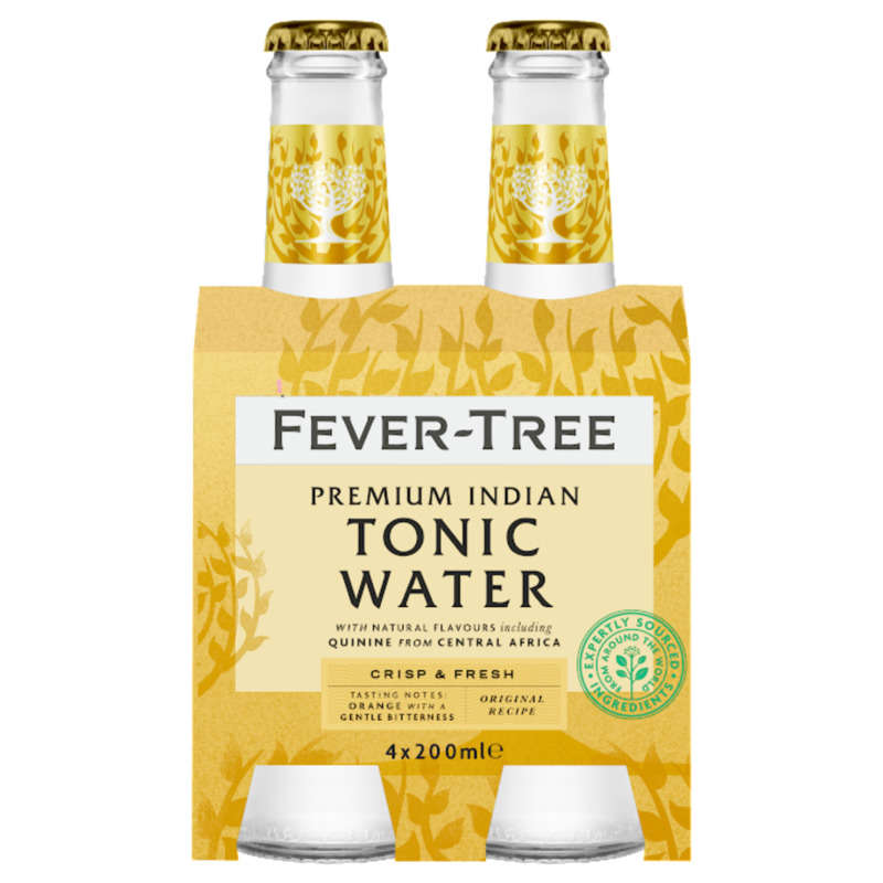 Fever Tree Eau tonic le pack de 4x20cl Fever Tree Eau tonic le pack de 4x20cl