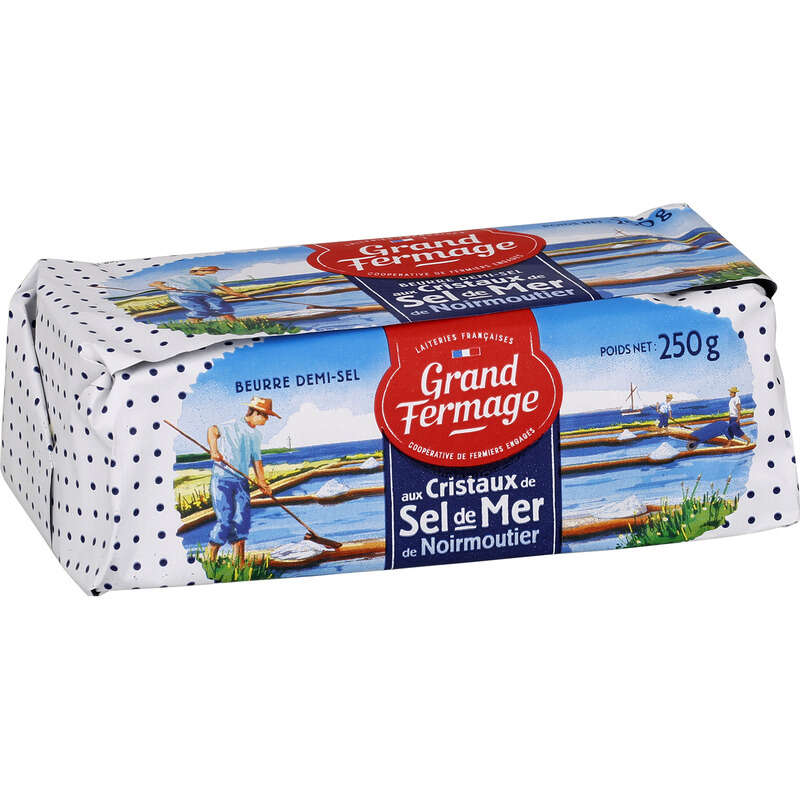 Grand Fermage Beurre Cristaux Sel De Mer 250g Grand Fermage Beurre Cristaux Sel De Mer 250g