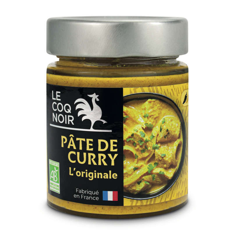 Le Coq Noir L'Originale-Pate De Curry Biologique Lcn Bio 130g Le Coq Noir L'Originale-Pate De Curry Biologique Lcn Bio 130g