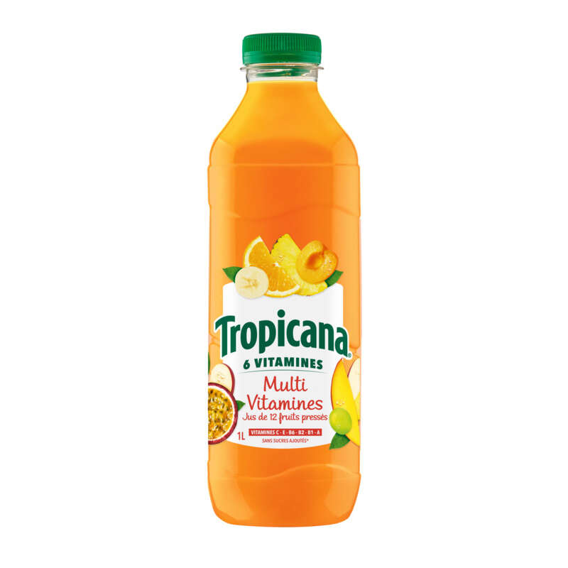 Tropicana Jus Multivitamines la Bouteille de 1L