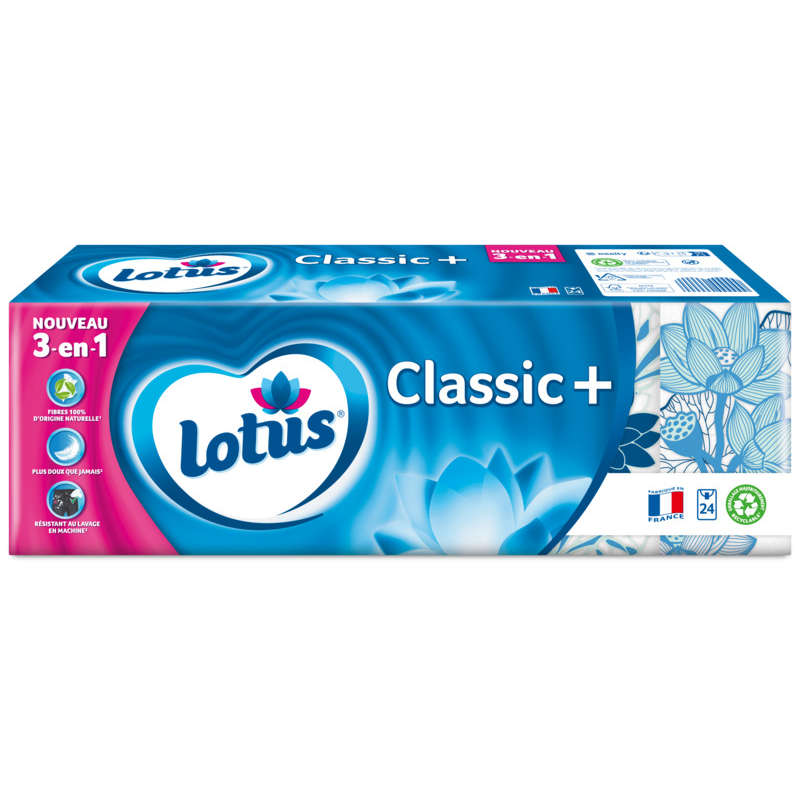 Lotus classic+ etuis mouchoirs x24 Lotus classic+ etuis mouchoirs x24