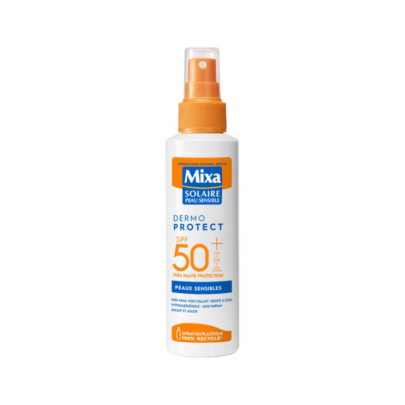 Mixa Protection Solaire Dermo Protect Peaux Sensibles SPF50+ 150ml Mixa Protection Solaire Dermo Protect Peaux Sensibles SPF50+ 150ml