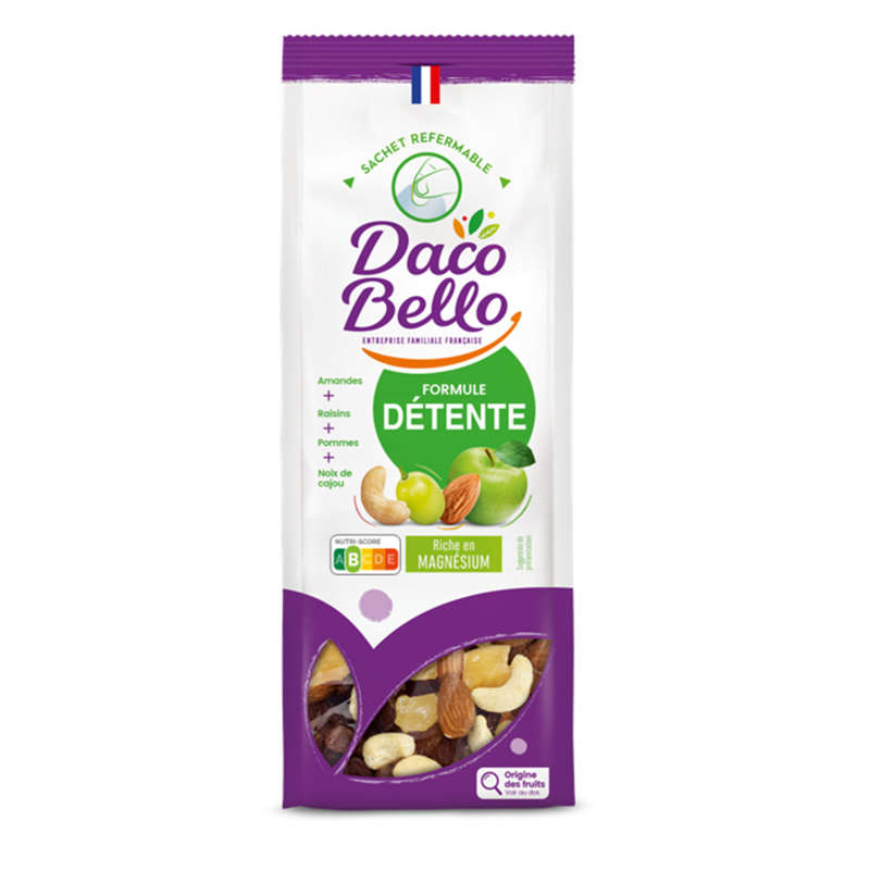 Daco Bello Formule Détente, Naturellement Riche En Magnésium 200g Daco Bello Formule Détente, Naturellement Riche En Magnésium 200g