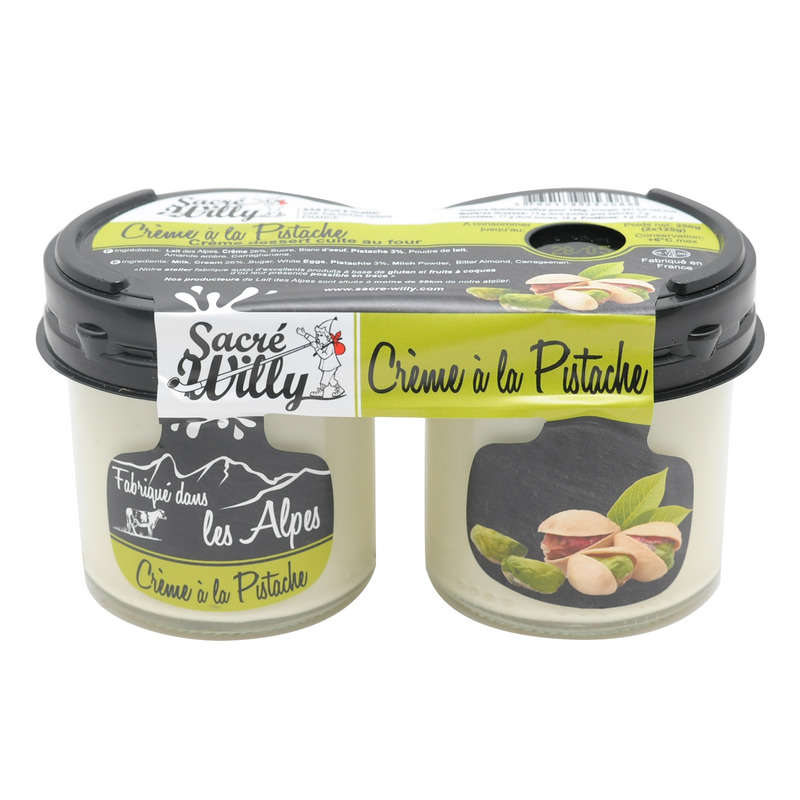 Sacré Willy Crème À La Pistache 2x125g Sacré Willy Crème À La Pistache 2x125g