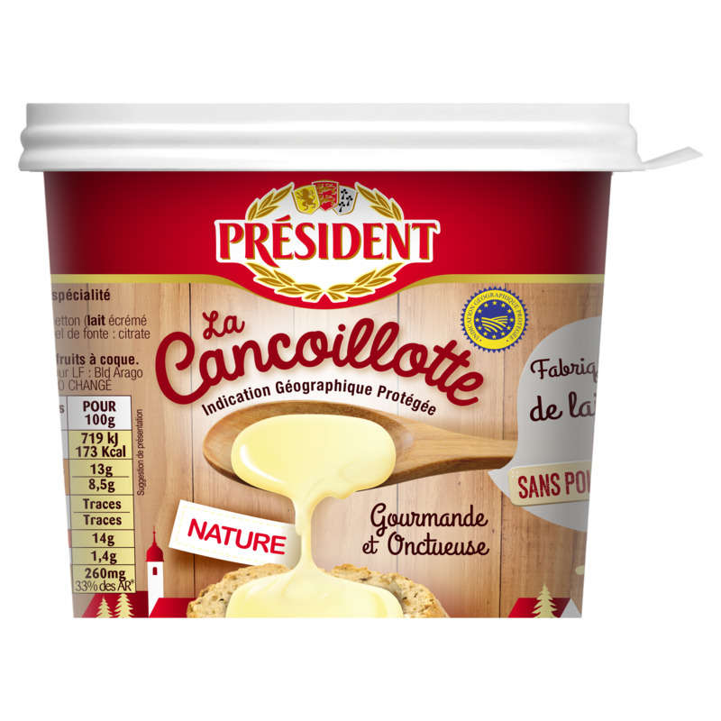 Président Cancoillotte Nature 250g Président Cancoillotte Nature 250g
