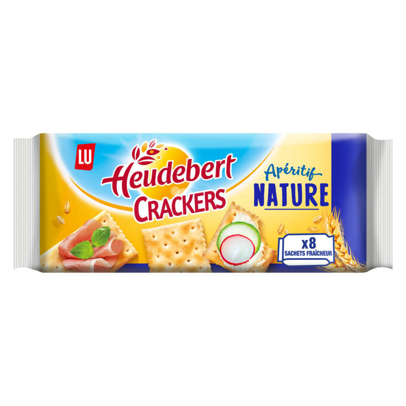 Lu Heudebert Biscuits Apéritifs Crackers Nature 250g Lu Heudebert Biscuits Apéritifs Crackers Nature 250g