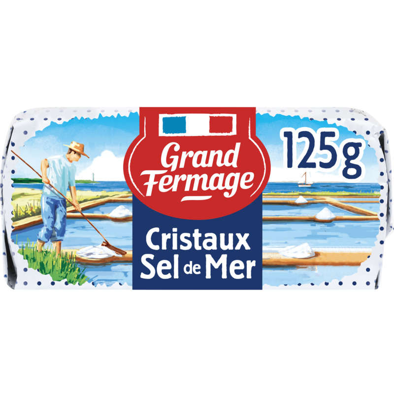 Grand Fermage Beurre Cristaux Sel De Mer 125g Grand Fermage Beurre Cristaux Sel De Mer 125g