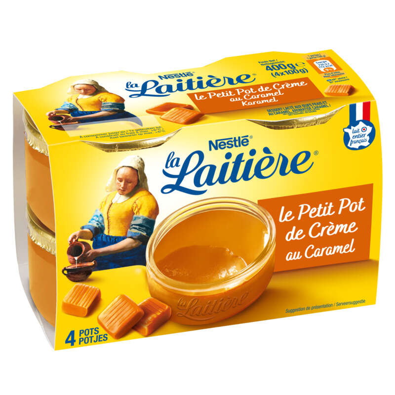 La Laitière Petit Pot de Crème Caramel 4x100g La Laitière Petit Pot de Crème Caramel 4x100g