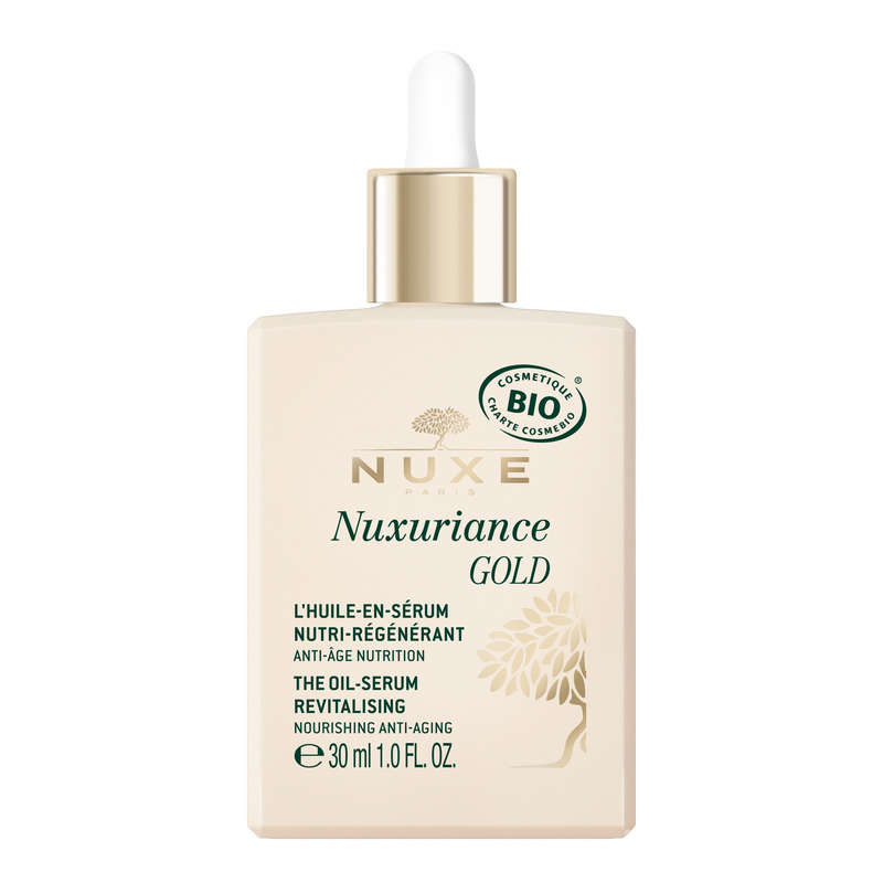 Nuxe nuxuriance gold huile-sérum nutri-régénérant anti-âge bio 30ml Nuxe nuxuriance gold huile-sérum nutri-régénérant anti-âge bio 30ml