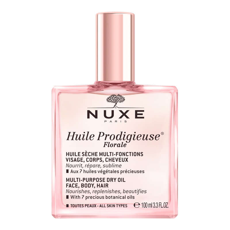 Nuxe Huile Prodigieuse Florale huile sèche visage corps cheveux 100ml Nuxe Huile Prodigieuse Florale huile sèche visage corps cheveux 100ml