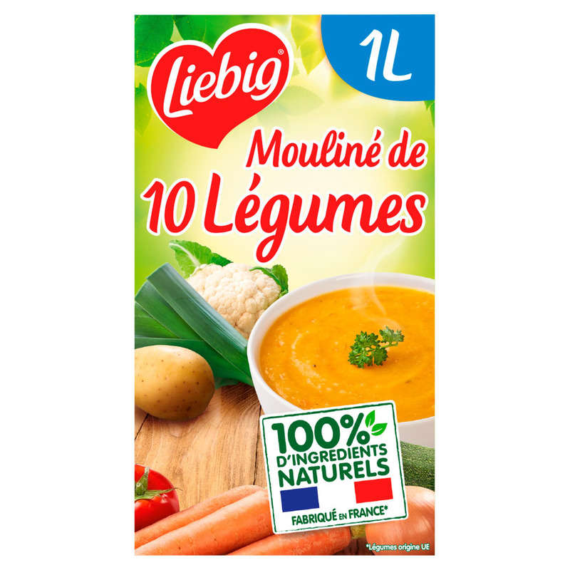 Liebig PurSoup' Mouliné de 10 légumes 1L Liebig PurSoup' Mouliné de 10 légumes 1L