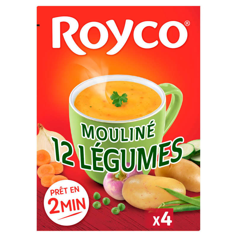 Royco mouliné 12 légumes 4x20cl Royco mouliné 12 légumes 4x20cl