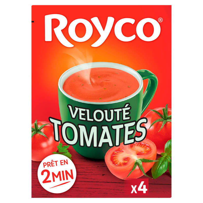Royco Velouté tomates à la provençale x4 sachets de 800ml Royco Velouté tomates à la provençale x4 sachets de 800ml