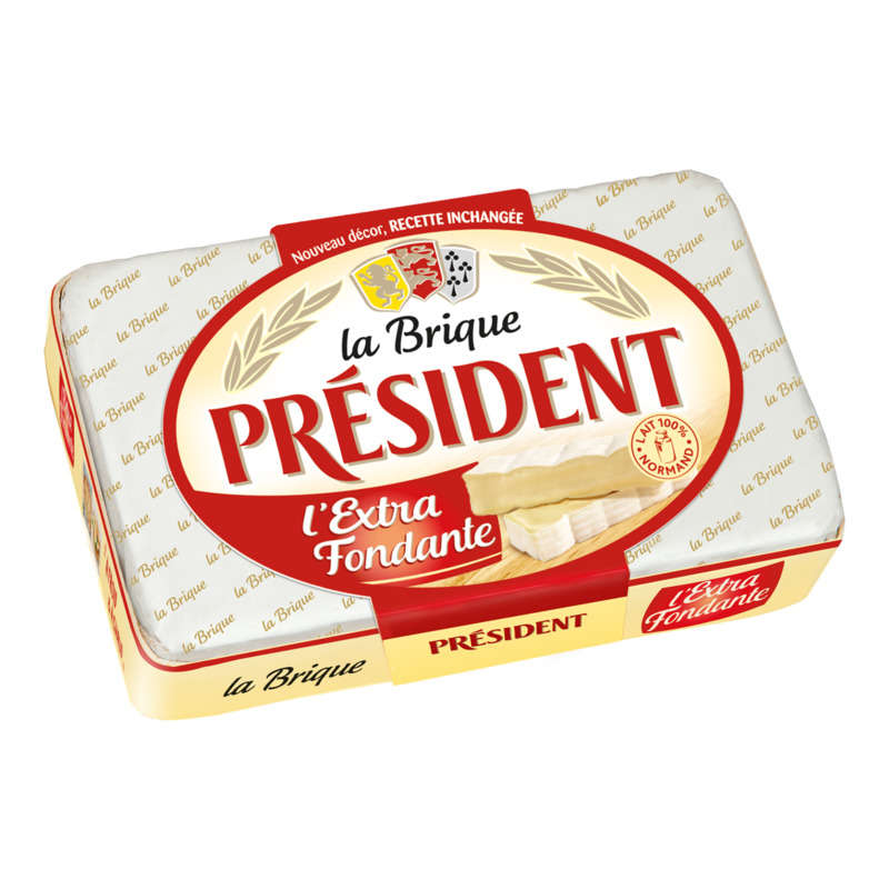 Président La Brique Extra Fondante 200g Président La Brique Extra Fondante 200g