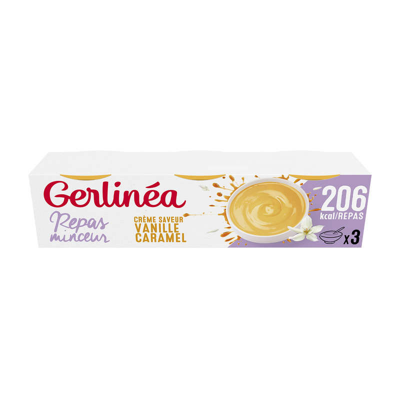 Gerlinéa Coupelle Crème vanille repas minceur 630g Gerlinéa Coupelle Crème vanille repas minceur 630g