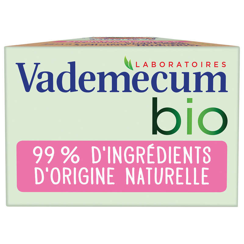 Vademecum Dentifrice Enfant Bio Sans Fluor Goût Fraise 1 à 6 ans 50 ml
